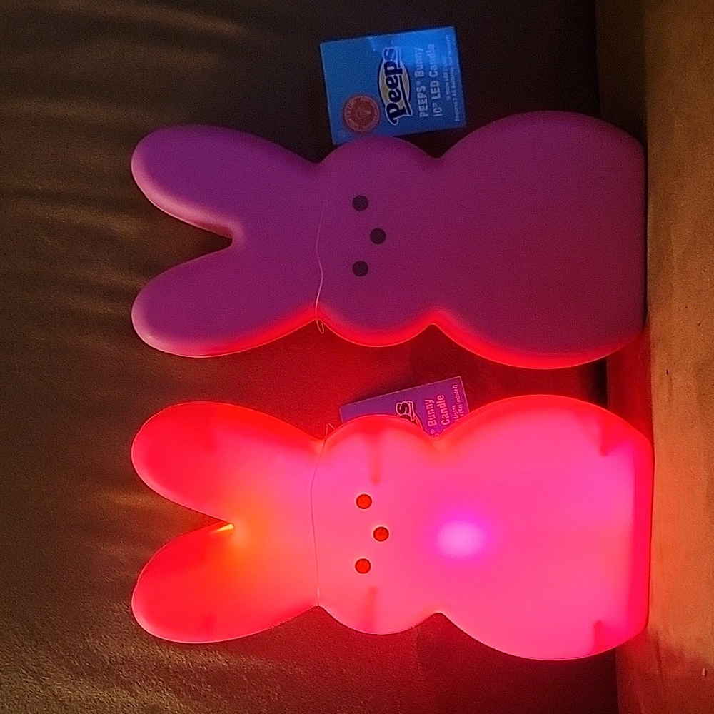 Peeps LED bunny.
